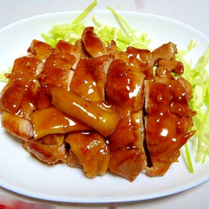 もも肉で作るジューシーな鶏の照り焼き